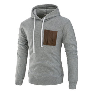 Sweat à capuche tendance pour hommes, manches longues, en coton doublé polaire, poche latérale décontractée, sweat à capuche pour hommes, capuche graphique - Product Image 3