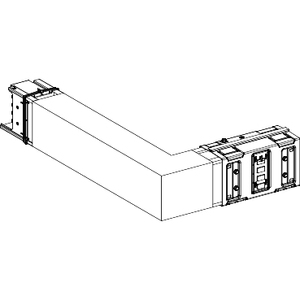 Raccordo a gomito a destra Schneider Electric KSA630DLR41A Canalis, Sezione B M-TO-M 630A per condotti - Product Image 1