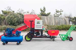 Máquina empacadora de heno de paja de pacas de ensilaje y máquina empacadora de heno de hierba Super Naiper automática con motor diésel redondo - Product Image 5