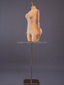 <span class=keywords><strong>Mannequin</strong></span> BBL pour femme avec grand <span class=keywords><strong>buste</strong></span> et hanches <span class=keywords><strong>Mannequin</strong></span> en tissu enveloppé de mousse dure d'affichage de torse incurvé de <span class=keywords><strong>grande</strong></span> <span class=keywords><strong>taille</strong></span> - Product Image 2