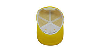 Mode sportive et confortable pour adulte, chapeau de papa personnalisé trous perforés casquette de baseball imperméable jaune, fabriqué à Injae Vina - Product Image 6