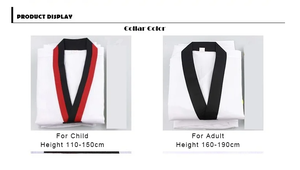 Jiu jitsu kimono Firmway nuevo uniforme de Taekwondo para niños principiantes ropa de entrenamiento profesional de manga larga - Product Image 6