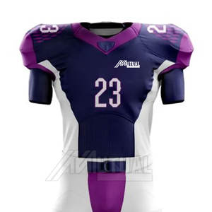 Uniforme de fútbol americano de diseño personalizado más vendido Uniforme americano de material duradero de secado rápido - Product Image 3