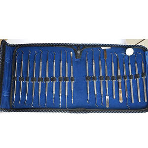 Kit de Elevadores Dentales para Raíces, Combinación de 20 Instrumentos Manuales de Acero Inoxidable Alemán para Uso Profesional, Incluye Espejo Bucal - Product Image 2