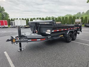 Top Export Quality 2026 6 x 10 FT Hydraulic Dump Trailer 7K GVWR Lowrider Tandem Axle Construction & Landscaping Trailer - Product Image 2