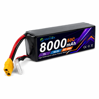 Batterie Lipo 7S pour drone FPV, connecteur XT60/XT90, 8000 mAh, pour hélicoptère FPV UAV, batterie de drone RC
