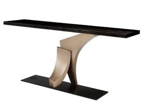 Mesa Consola Moderna y Elegante de Latón Antiguo con Superficie Metálica, Tamaño Personalizado, Acabado con Recubrimiento en Polvo, para Comedor, Oficina, Sala de Estar - Product Image 5