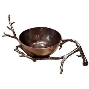 Soporte de Diseño en Forma de Rama de Árbol, Color Plateado de Calidad Exclusiva, Regalos de Boda, Cuencos para el Hogar, Hotel, Equipo de Restaurante - Product Image 1