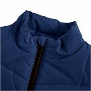 Chaquetas de chaleco de color único con chaquetas de invierno hinchadas con cuello levantado - Product Image 4