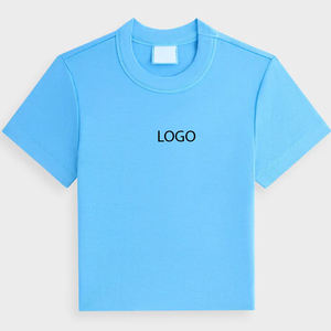 Camisetas Cortas para Mujer 2026, Diseño Elástico y Transpirable para Mayor Comodidad, Color Sólido, Diseño Económico, Mezcla de Algodón de Alta Calidad - Product Image 2