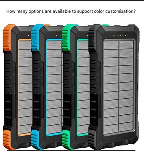Banque d'alimentation solaire 50000mAh Chargeur de chantier à forte charge pour les équipes de construction Techniciens de terrain Outils de plein air - Product Image 5