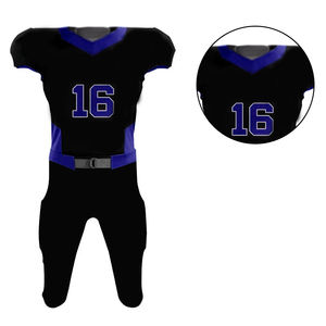 Uniforme de football en polyester personnalisé Tops de football américain Maillot de football américain pour hommes - Product Image 6