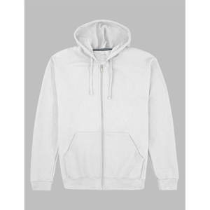 Veste zippée en polaire douce pour homme, coupe ample, coupe-vent, respirante, automne-hiver, sweat à capuche thermique en coton - Product Image 1