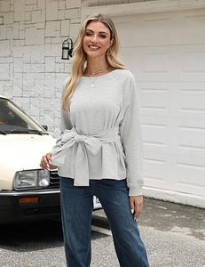 Sweat-shirt à manches longues en polaire douce pour femmes, couleur pastel unie, tenue décontractée d'hiver chic et moderne - Product Image 2