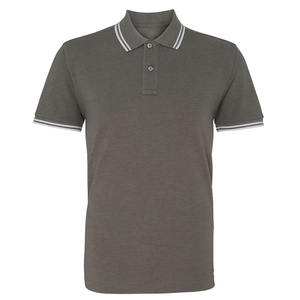 OEM al por mayor 100% de algodón para hombre para Polos logotipo bordado personalizado de manga corta de gran tamaño Golf patrón sólido de longitud larga - Product Image 1