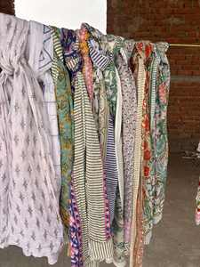 Floral Printed Lots Of Wholesale Indian Block Printed Design Women For <b>Sarongs</b> <b>Beach</b> Wear <b>Wrap</b> Cover Ups Indian Scarfs - Product Image 2