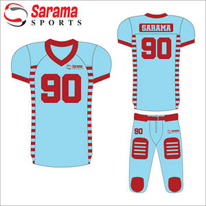 Uniformes de fútbol americano Jersey Unisex Tackle Twill Flag Football Jersey con tecnología de sublimación Patrón de números - Product Image 2