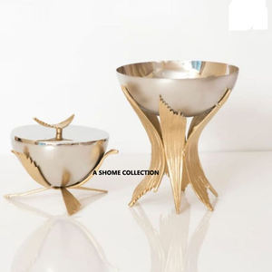 Support en métal de conception de forme de branche feuillue d'or et brûleur d'encens décoratif de parfum extérieur enduit de poudre de couleur noire - Product Image 6