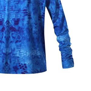Sudadera con Capucha de Pesca Personalizada de Secado Rápido con Protección UV UPF 50+, Sudadera con Capucha de Pesca de Manga Larga Personalizada de Fábrica - Product Image 5