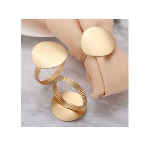 Classic <b>metal</b> napkin <b>rings</b> <b>for</b> timeless table decor suitable <b>for</b> dinners banquets celebrations and luxury homes - Product Image 1