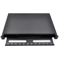 Cassette ODF de panneau de brassage optique haute densité 1U 96 fibres MPO MTP vers LC pour montage en rack avec matériau LSZH et prise en charge DDM