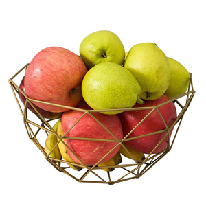 Panier de rangement en fer soudé pour aliments de cuisine Panier de rangement en acier inoxydable de style personnalisé - Product Image 5