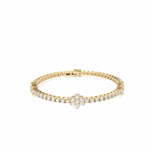 Bracelet vintage rond en argent sterling avec chaîne fantaisie et maillons pour elle, idéal pour un cadeau ou une fête - Product Image 2