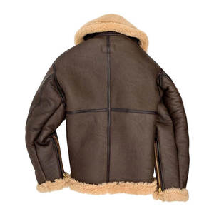 Blouson aviateur en peau de mouton R.A.F pour homme - Product Image 2