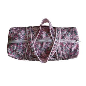 Bolsa de Viaje de Fin de Semana India, de Algodón de Lujo Premium, Ligera, Estilo Boho, Acolchada, con Cierre de Cremallera y Estampado Floral Hecho a Mano - Product Image 4