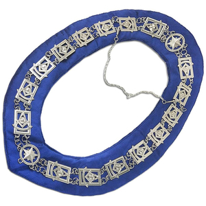 Collar Masónico Ajustable de Cadena, Metal Duradero, Diseño Elegante y Cómodo, Ideal para Ceremonias, Rituales, Eventos y Reuniones de Logia - Product Image 5