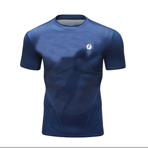 Ropa de entrenamiento Slim Fit Hombres Mangas cortas Rash Guards Hombres Ropa Mejor venta Mangas cortas Rash Guards en alta calidad - Product Image 1
