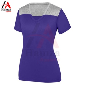 Nueva camiseta de llegada para mujer, cuello redondo, mangas cortas comprimidas, camiseta de alta calidad de Color sólido liso para mujer - Product Image 6