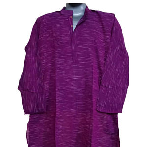 Nouveau personnalisé hommes Vintage coton infroissable Kurta dessiné à la main imprimé Design pour les mariages fêtes plage Occasions décontractées - Product Image 1