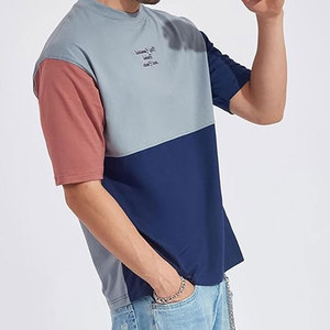 Venta caliente de los hombres de microfibra de gran tamaño Fitness Crew Camiseta 100% algodón transpirable y precio de fábrica impreso - Product Image 5