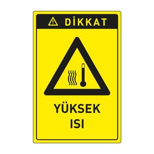 สติกเกอร์และไฟสะท้อนแสงสำหรับเตือนแผ่นความร้อนสูง - Product Image 1