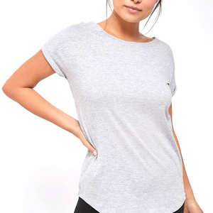 Logo personnalisé T-shirt à manches courtes pour femmes vêtements d'été de haute qualité 100% coton séchage rapide respirant femmes t-shirts à vendre - Product Image 1