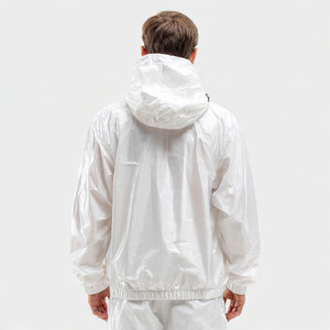 Chaqueta Cortavientos Impermeable para Hombre, con Capucha y Cremallera, para Primavera y Otoño, Ideal para Camping - Product Image 4