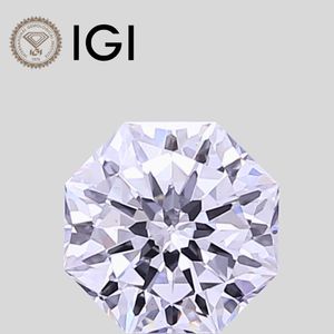 Diamant de laboratoire octogonal 1 carat E VVS2 certifié IGI, taille octogonale, non monté - Product Image 1