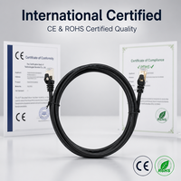 Kabel Ethernet Profinet XXD Industrial M12 ke RJ45 Cat6 Hijau dengan Selubung PUR IP67 Tahan Air 8 Pin Kabel Patch Terproteksi Bersertifikasi CE