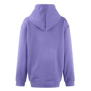 Sudadera con Capucha Extra Grande Personalizada para Mujer, 100% Algodón, con Estampado en Serigrafía y Hombros Caídos - Product Image 3