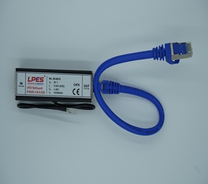 อุปกรณ์ป้องกันไฟกระชาก RJ45 CAT6 สำหรับอีเธอร์เน็ต ป้องกันสัญญาณรบกวน POE อุปกรณ์ป้องกันสัญญาณเครือข่าย 1000Mbps อินไลน์แลน - Product Image 1