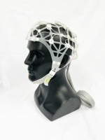 Greentek Sponge EEG Capuchons d'électrode en filet sans gel pour Neurofeedback 20 canaux