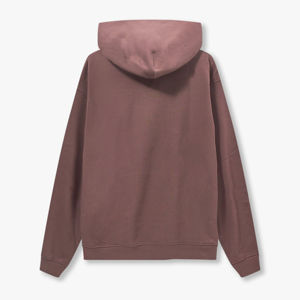 Sweat à capuche unisexe personnalisé en molleton 100 % coton français, écologique, imprimé sérigraphié, ultra épais, coupe ample et carrée, brodé - Product Image 5