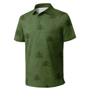 <b>Men</b> Wear Slim Fit Golf <b>Shirt</b> <b>With</b> Button <b>Collar</b> Moisture Wicking Polo Golf <b>Shirt</b> For Athletic Wear - Product Image 1