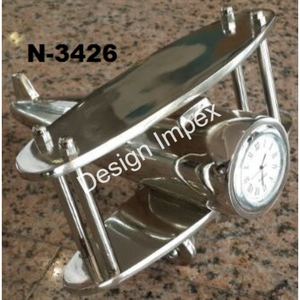 <b>Shelve</b> Display Portable Airplane Models <b>Desktop</b> Clock Wholesale Supply Business Gift Uses Decorative Normal Aircraft Model Clock - Product Image 5