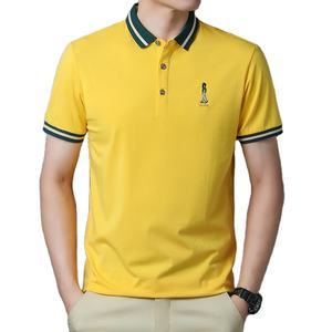 เสื้อโปโลผู้ชายคุณภาพพรีเมียม OEM รุ่นใหม่สำหรับฤดูร้อน แขนสั้น สีพื้น ผ้าฝ้ายเนื้อบาง สไตล์ธุรกิจ ปกเสื้อแบบปกเชิ้ต - Product Image 5