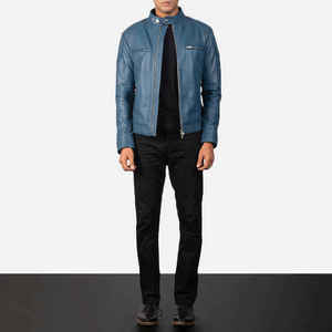 Chaqueta de cuero cálida de invierno transpirable para hombre, chaqueta de cuero informal para hombre a precio razonable - Product Image 6