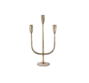 Candélabres simples fantaisie en métal argenté à 3 bras Table de salle à manger décorative Top vente dernière arrivée candélabres en métal - Product Image 1