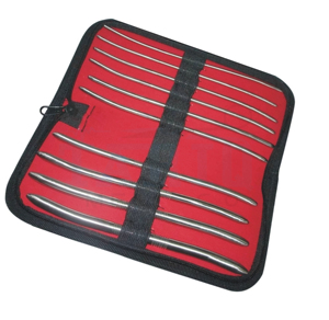 Instrumento médico de acero inoxidable, dilatador Hegar uterino, juego de 8 piezas, instrumentos ginecológicos de un solo extremo, PENTAX QUIRÚRGICO - Product Image 1