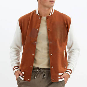 Chaqueta Universitaria de Béisbol Personalizada de Primera Calidad para Adultos y Jóvenes, Chaqueta Varsity de Lana Cálida de Invierno, Estilo Urbano Unisex para Hombre - Product Image 2